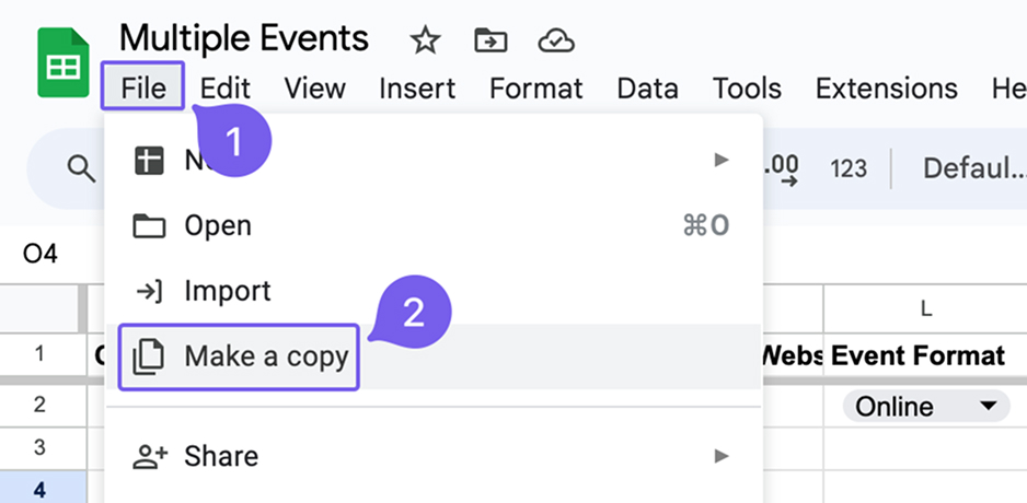 spreadsheet image